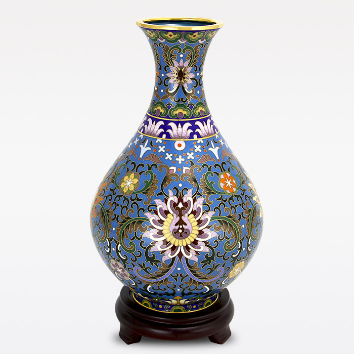 京锐景泰蓝10寸玉壶春