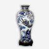 京锐景泰蓝15寸青花龙瓶